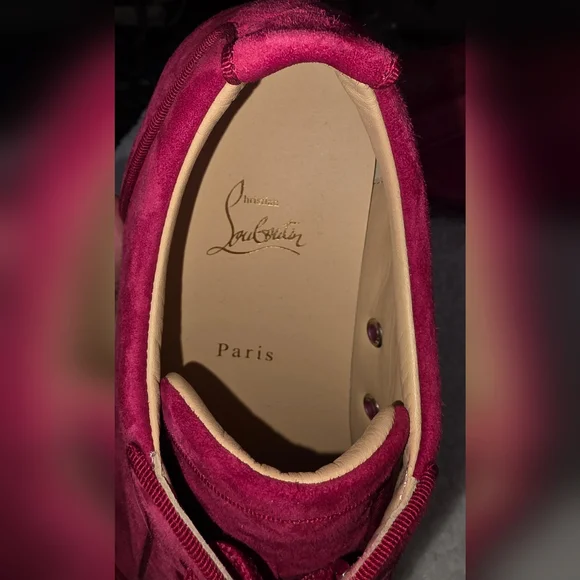 CHRISTIAN LOUBOTIN RED SIZE 41.5 - Picture 7 of 9